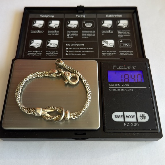 Tiffany & Co. 925 Silver Twisted Double  Rope Lov Knot Bracelet - Paloma Picasso - Picture 7 of 7